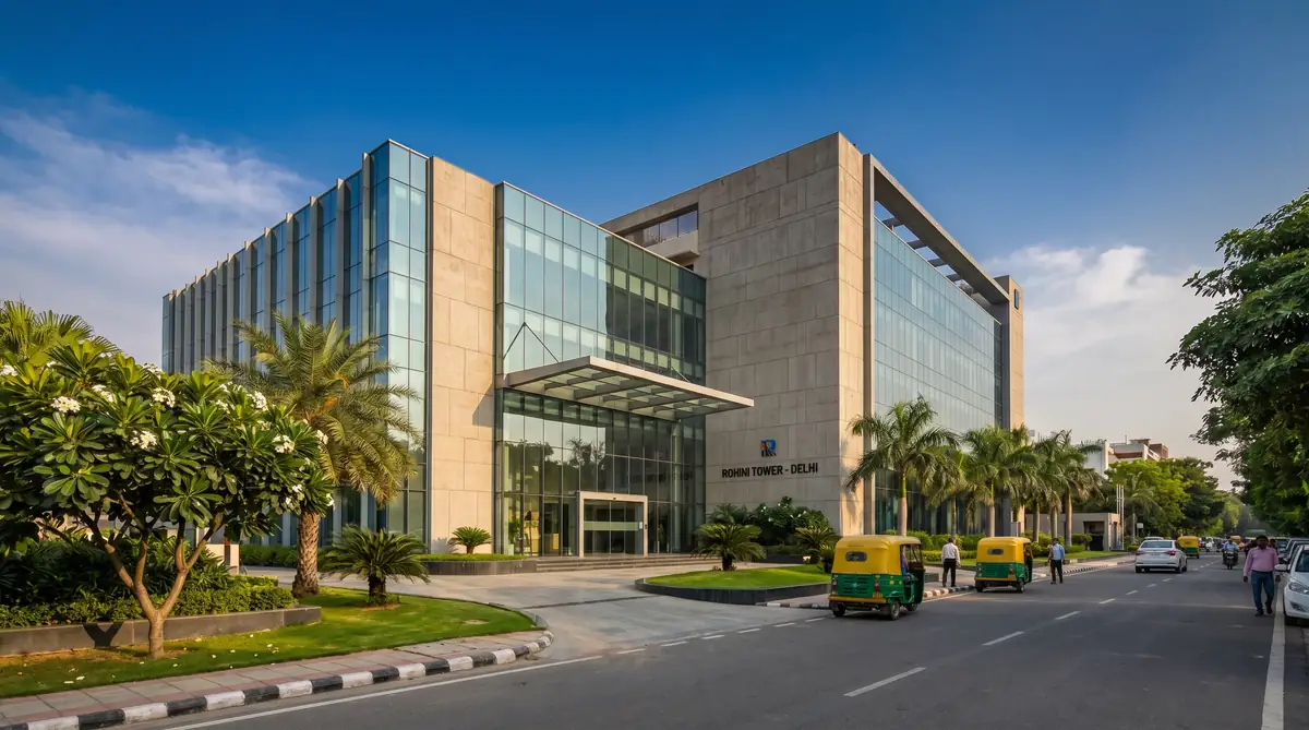 Market Ranna office building in Rohini, New Delhi